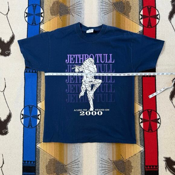 Vintage 2000 Jethro Tull Concert Band T-Shirt Size Large Double Sided Rock - Picture 6 of 7